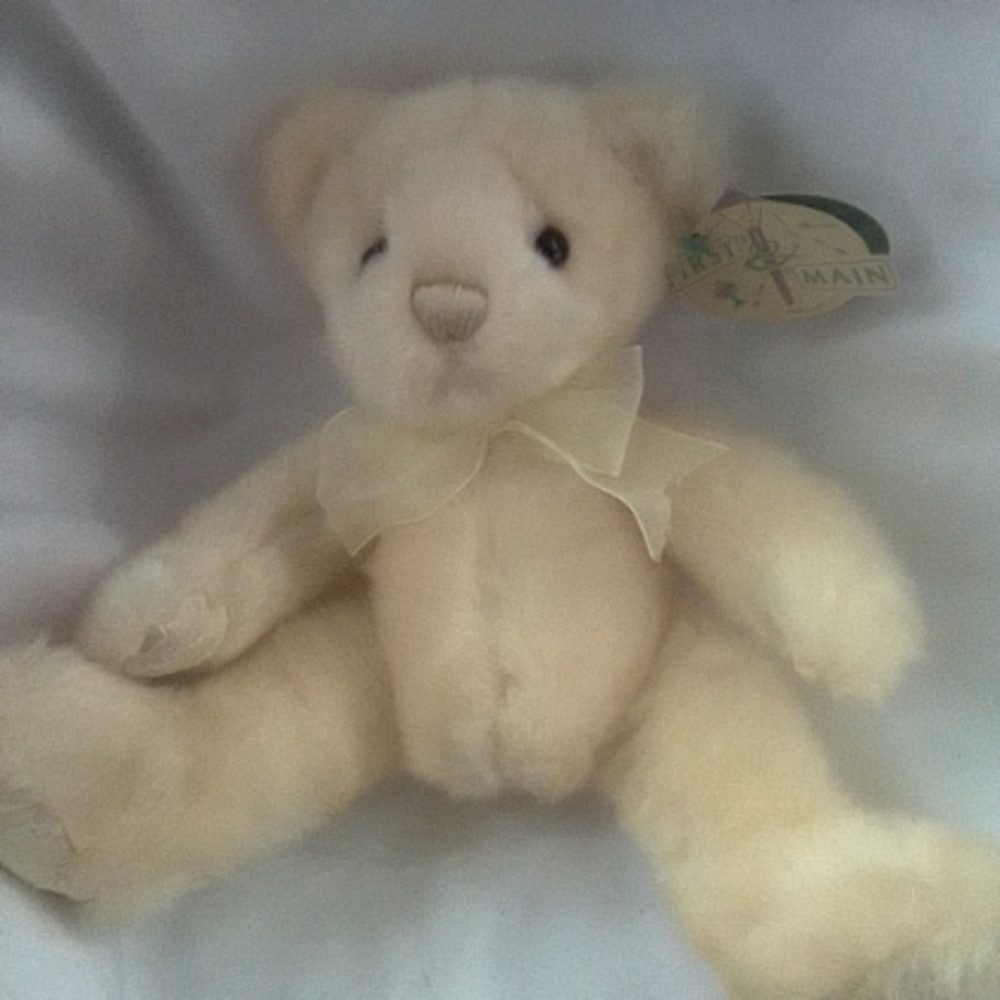 Vintage furry first main teddy bear 12"inches